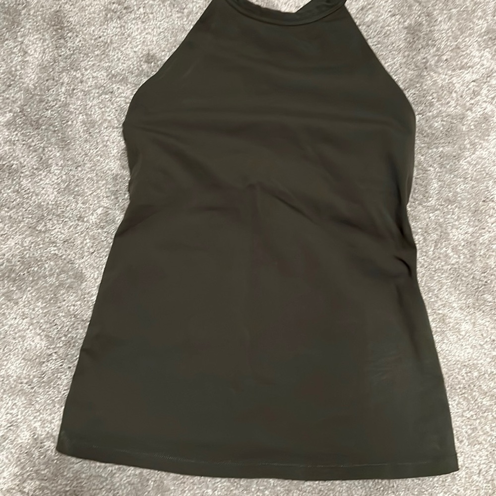 KIRAGRACE Racerback Tank.Dark Green. Size Medium.